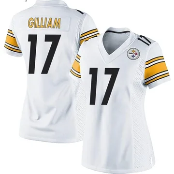 Joe Gilliam Pittsburgh Steelers Women's Legend Olive Salute to Service  Scoop Neck T-Shirt