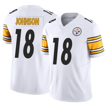 Steelers Diontae Johnson #18 Men's Nike Replica Home Jersey - XXL