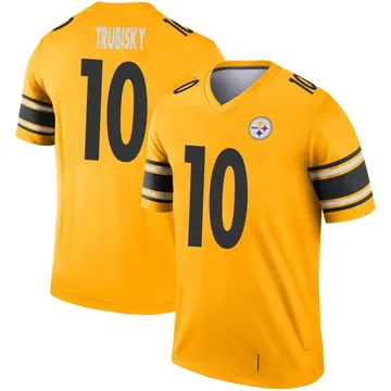 Men's Mitchell Trubisky Orange 100th Season Player Limited Team Jersey -  Kitsociety