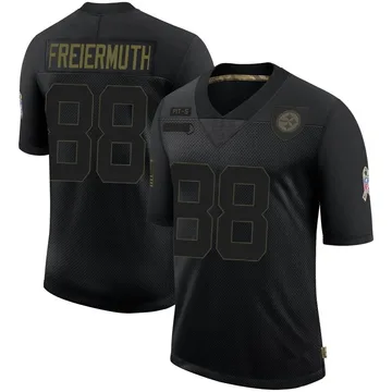 PAT FREIERMUTH PITTSBURGH STEELERS BLACK COLOR RUSH LIMITED JERSEY STI –  Lista's Locker Room