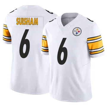 Luq Barcoo Women's Nike Black Pittsburgh Steelers Alternate Custom Game Jersey Size: Large