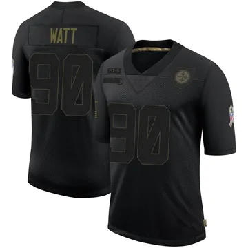 Youth Nike T.J. Watt Black Pittsburgh Steelers Color Rush Player Game Jersey